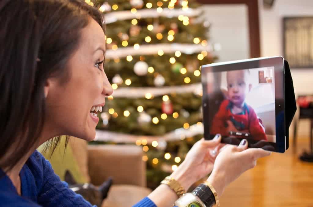 Advice On Holiday Stress facetiming familiy during holiday season arcarapsychiatry.com Arcara Psychiatry